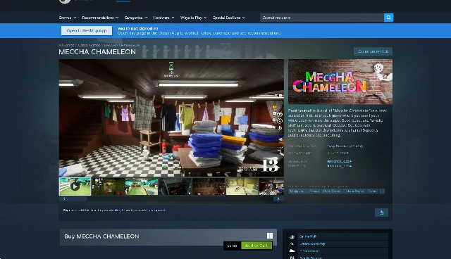 Steam store page